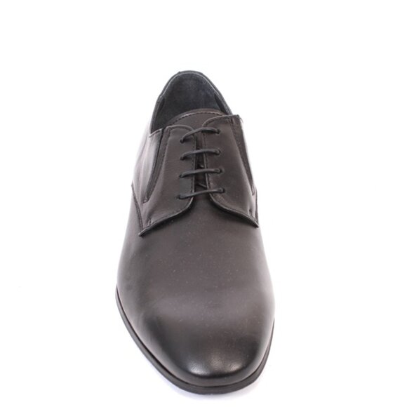 Giovanni Conti 2521 Black Leather Classic Lace-Up Dress Shoes - Picture 7 of 8